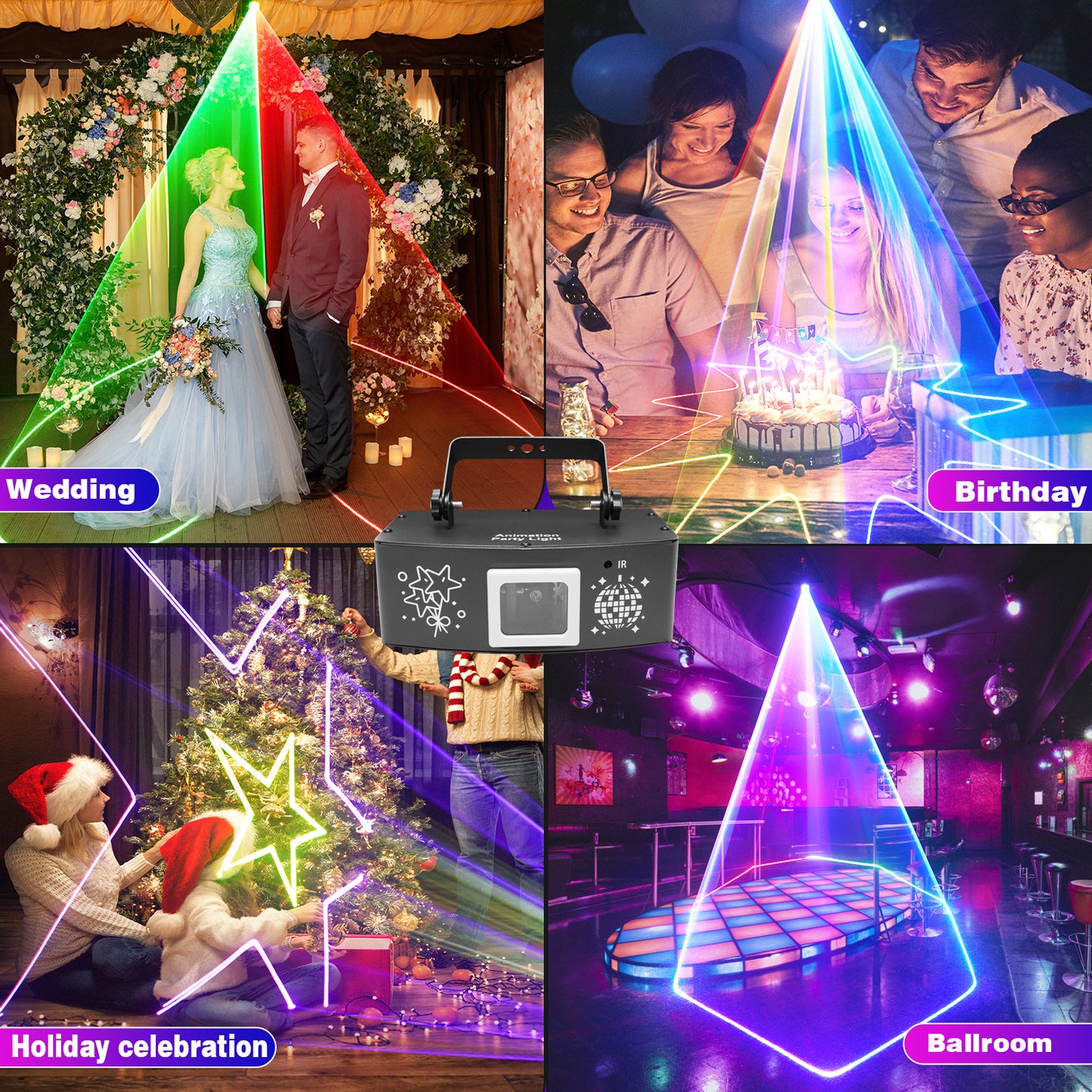 1 W Animated Projector