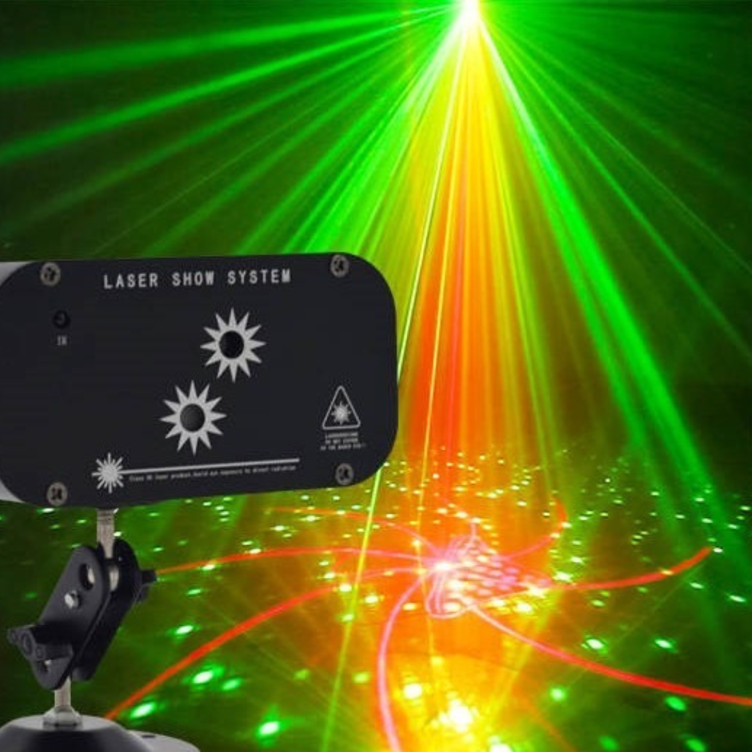 NEW RaveLight™ 48-Pattern Laser Lighting