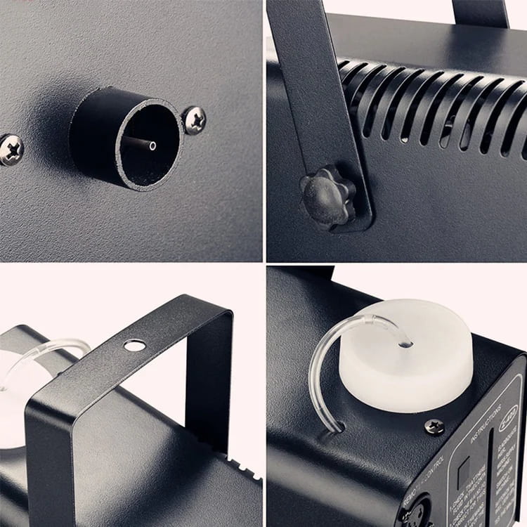 The Ravelight Fog Haze Smoke Machine close-up components