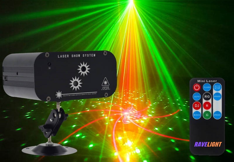 Ravelight  48-pattern laser lighting show system with remote control