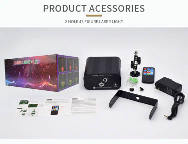 Ravelight 48-pattern laser lighting product accessories