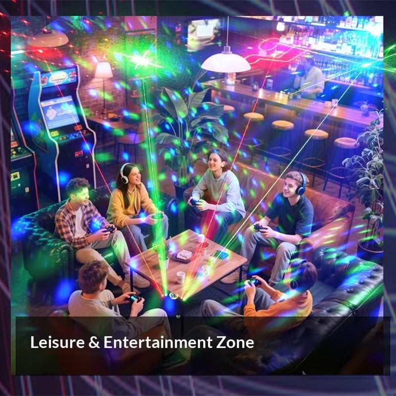 RaveLight™ 6 Eye Dj Disco Laser Light