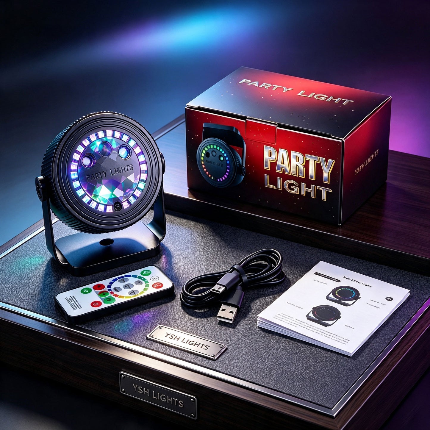 (NEW)RaveLight™-2 in 1 LED String &  Laser 90 Patterns DJ Light