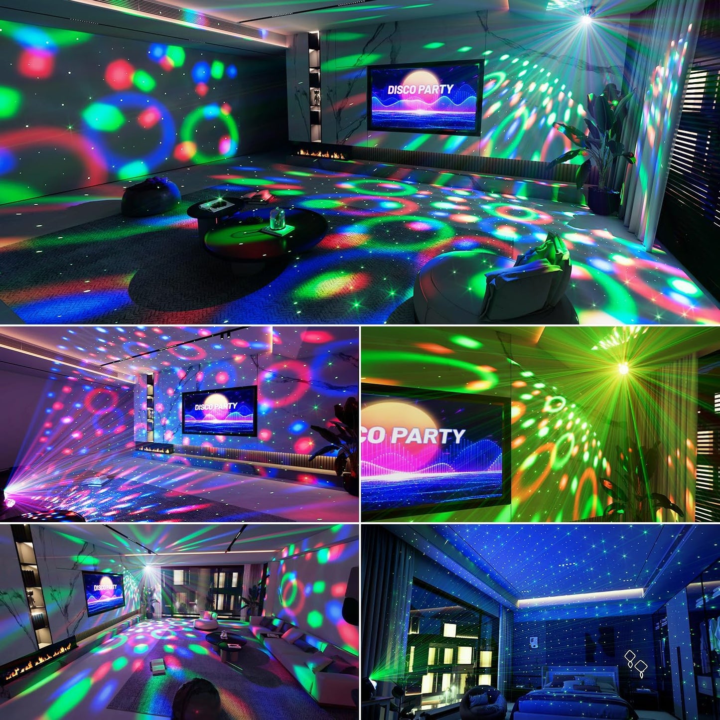 Ravelight-Party Disco Ball Lights DJ Stage Strobe Rave Lights