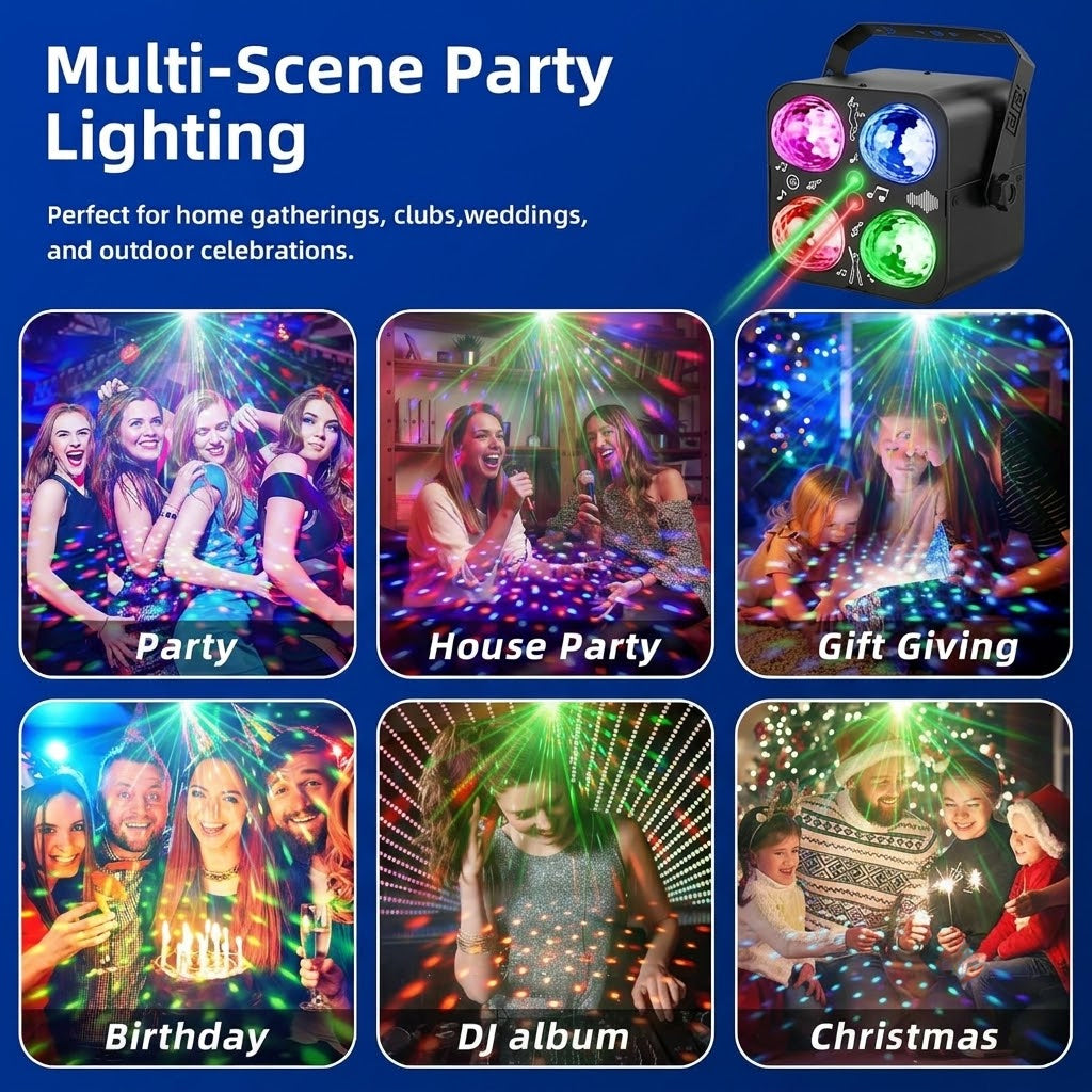 RaveLight™ 4 Magic Ball Pattern Light