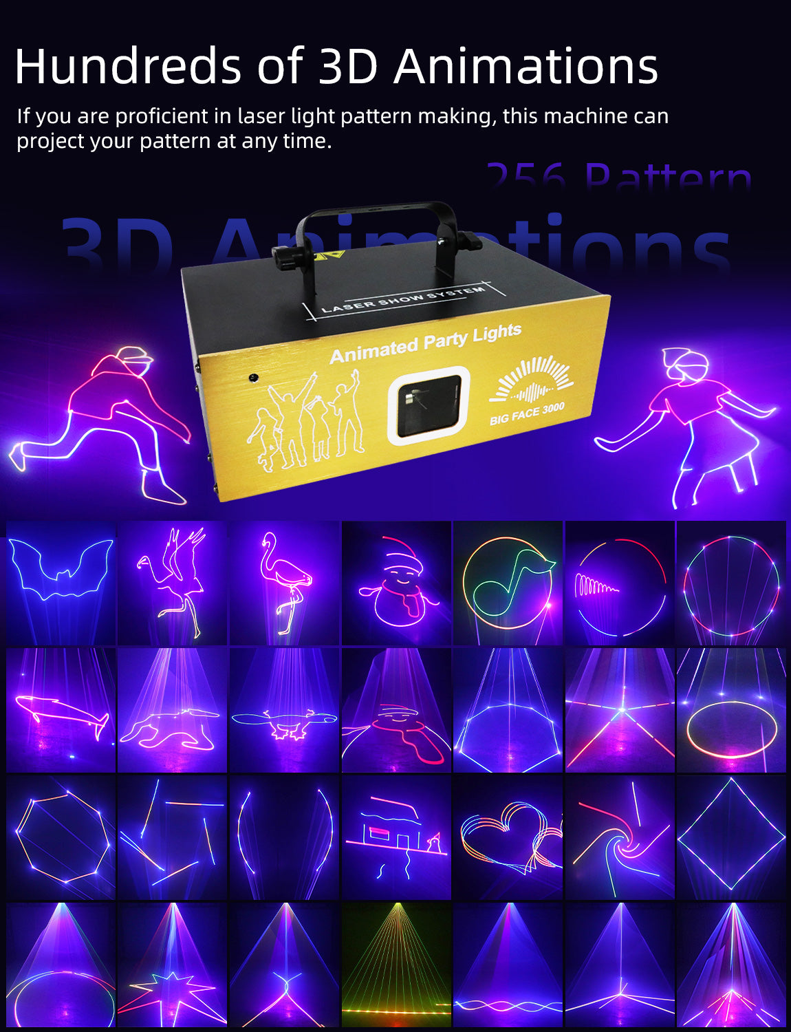 3 W Animated Projector