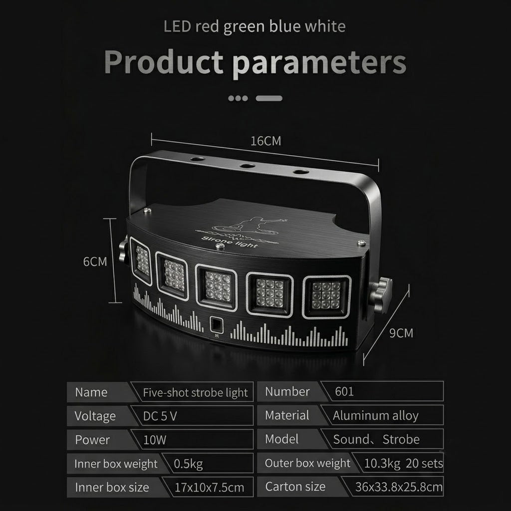 (New) RaveLight™ 45 LEDs strobe Flash Lights