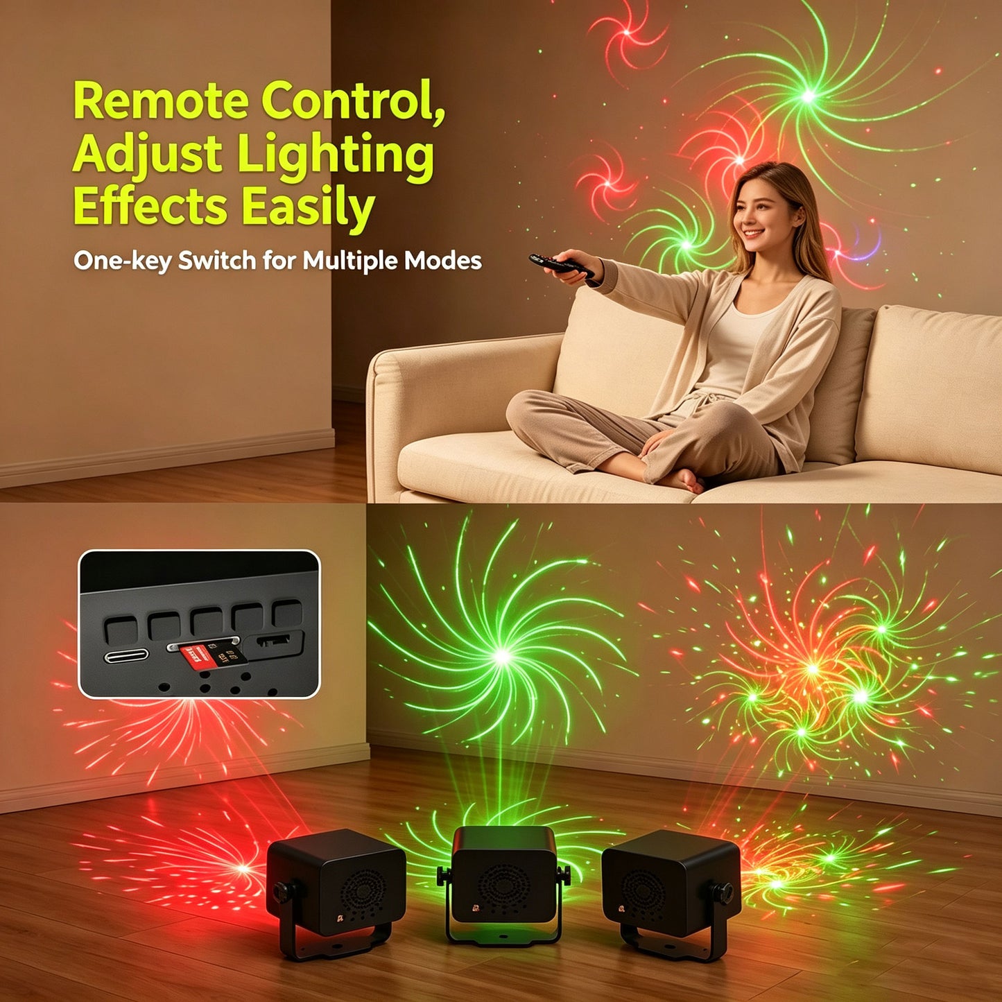 (NEW)RaveLight™-Bluetooth Speaker Party Lights