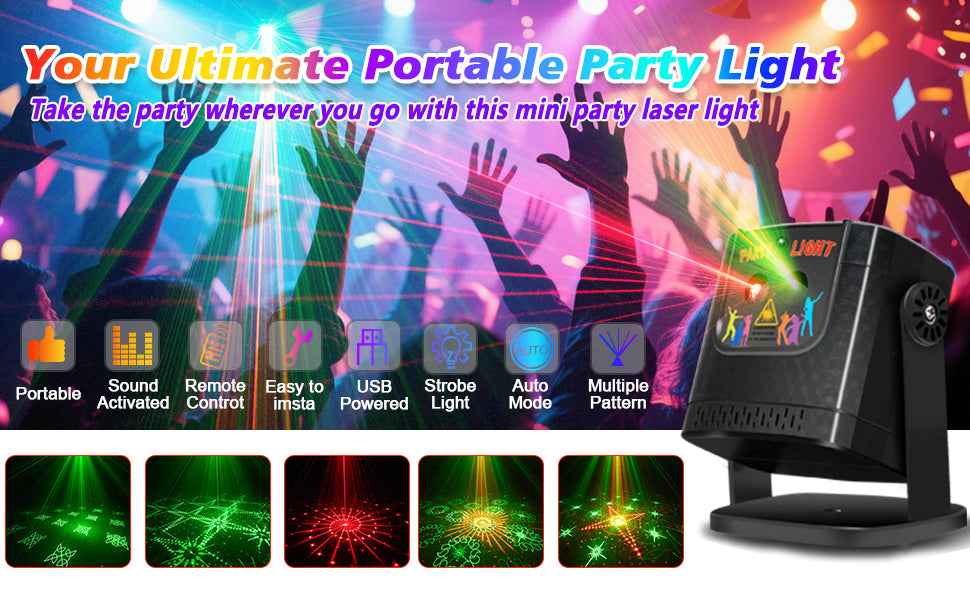 RaveLight™  60 Pattern Laser Light