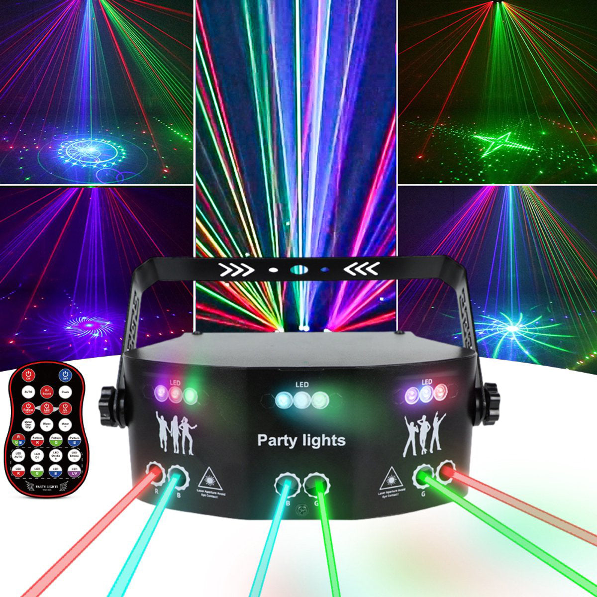 (HOT)RaveLight™ UPGRADED 15-Eye Laser Party Light