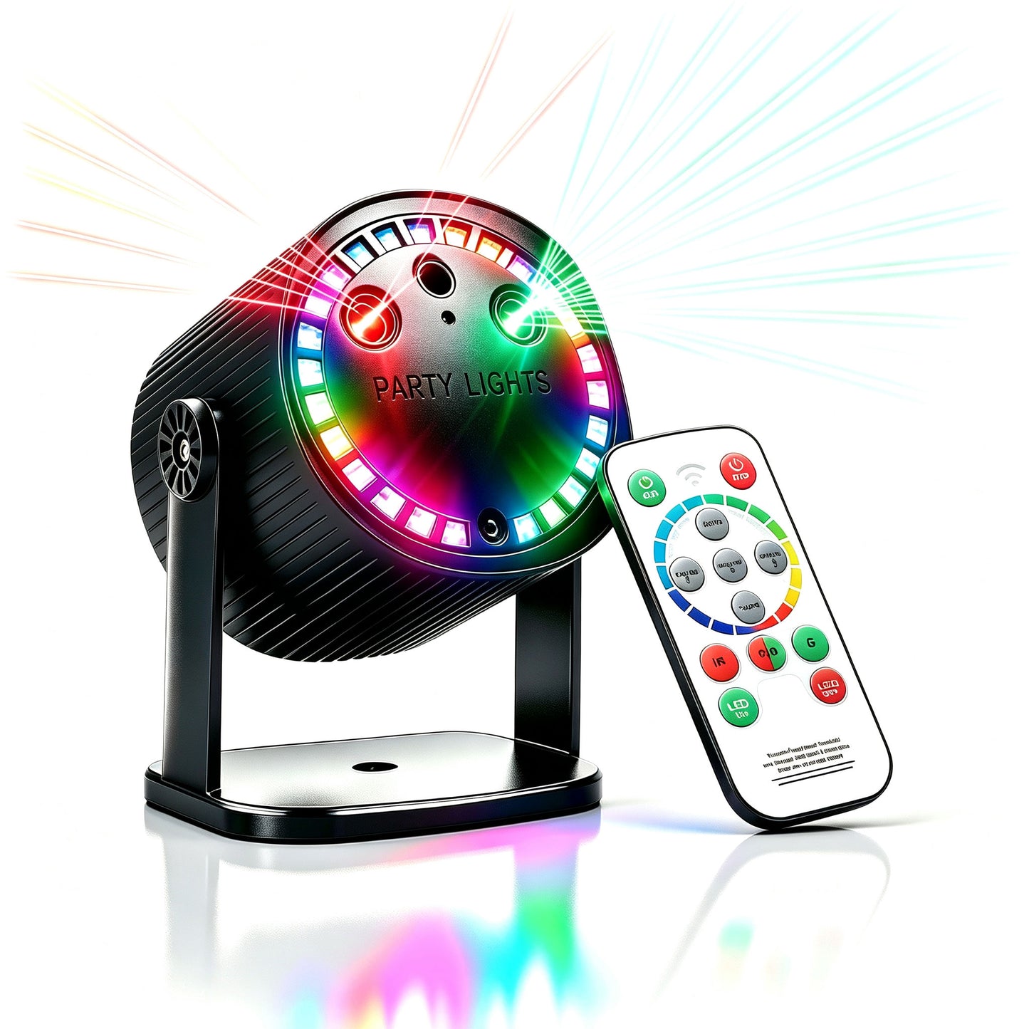 (NEW)RaveLight™-2 in 1 LED String &  Laser 90 Patterns DJ Light