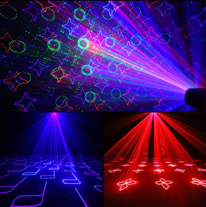 RaveLight™  3-in-1 Laser, Scanner, & Strobe Stage Lighting