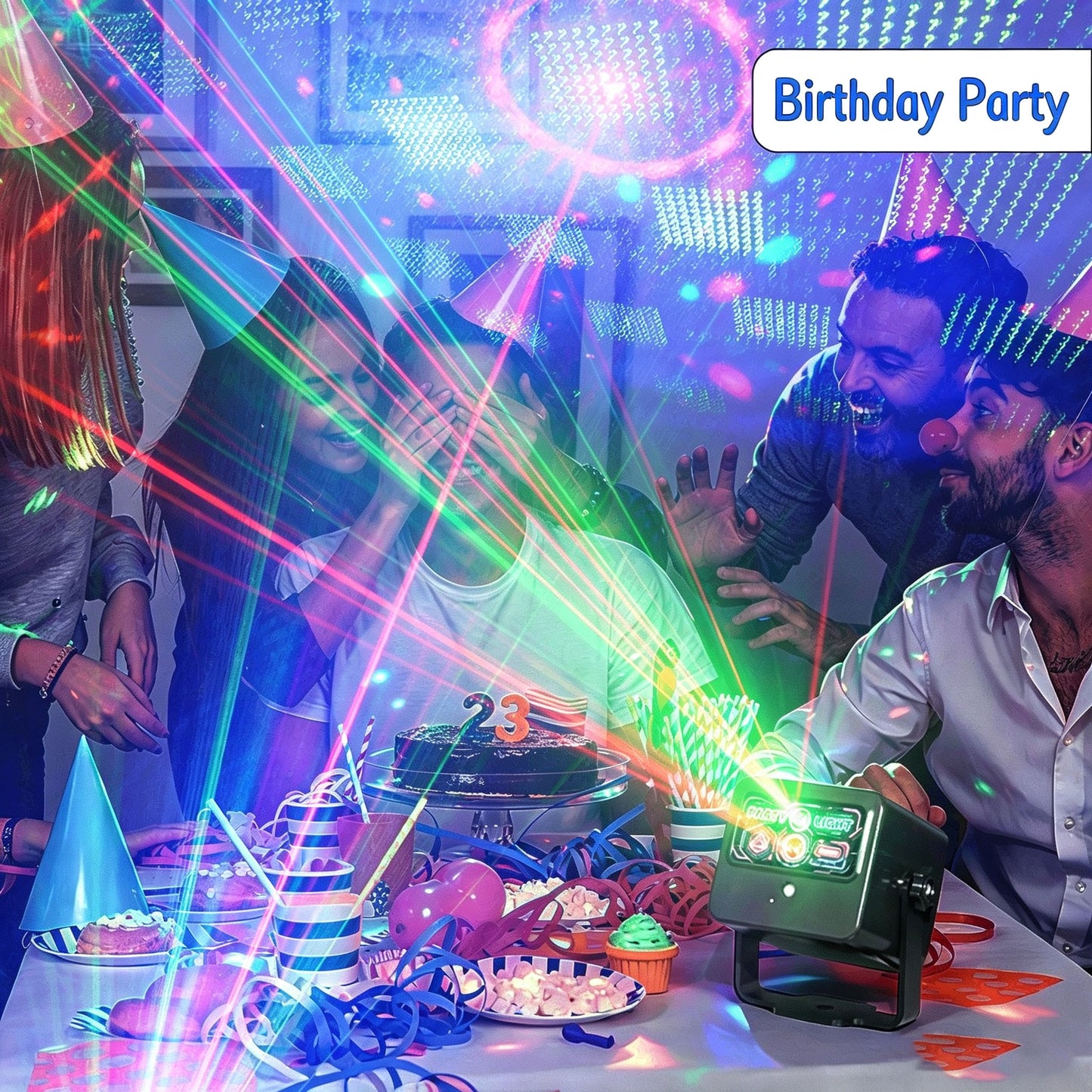 (NEW)RaveLight™-Bluetooth Speaker Party Lights