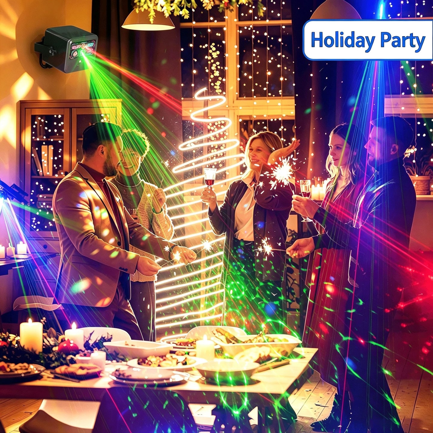 (NEW)RaveLight™-Bluetooth Speaker Party Lights