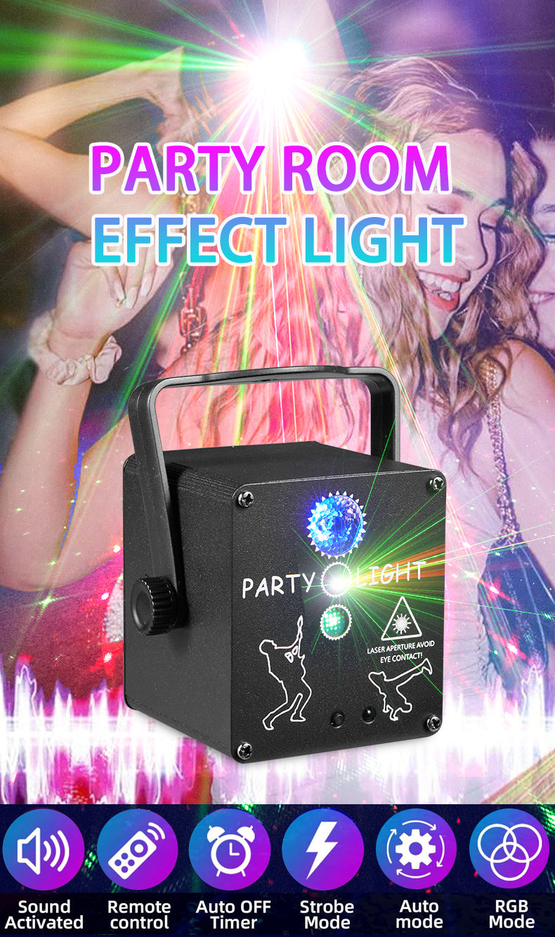 RaveLight™ WIRELESS 3-Laser Strobe Lighting