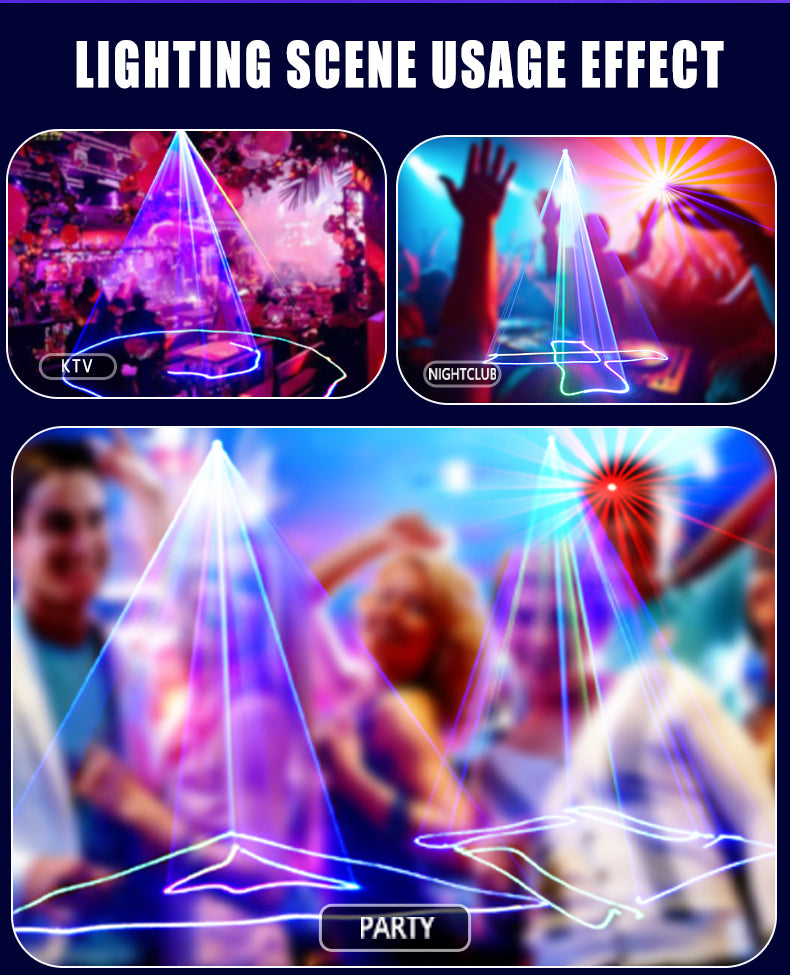 Local Stock|RaveLight™  One Head 90 Pattern Animated Light