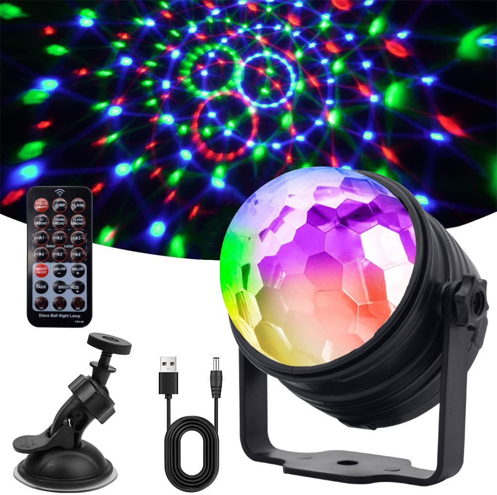 RaveLight™ USB Disco Ball Lamp 2 pcs