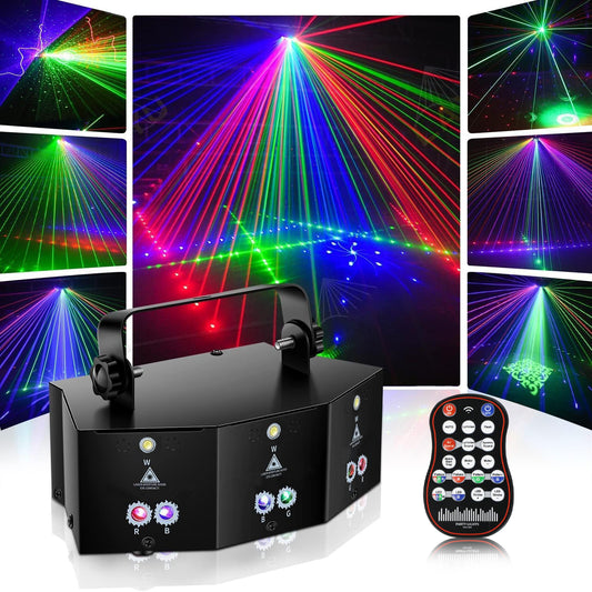 Local Stock|RaveLight™ Updated 9-Eye Laser Party Light