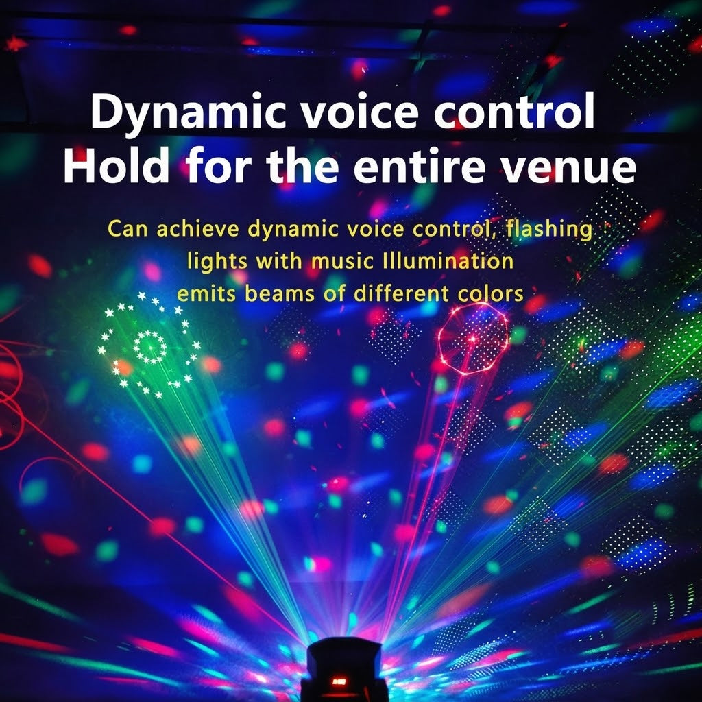 RaveLight™ 6 Eye Dj Disco Laser Light