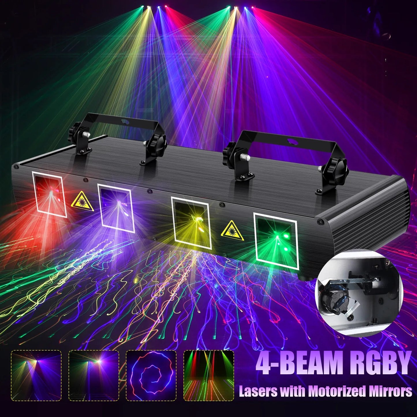 RaveLight™ 4 Beam RGBY Ravelight