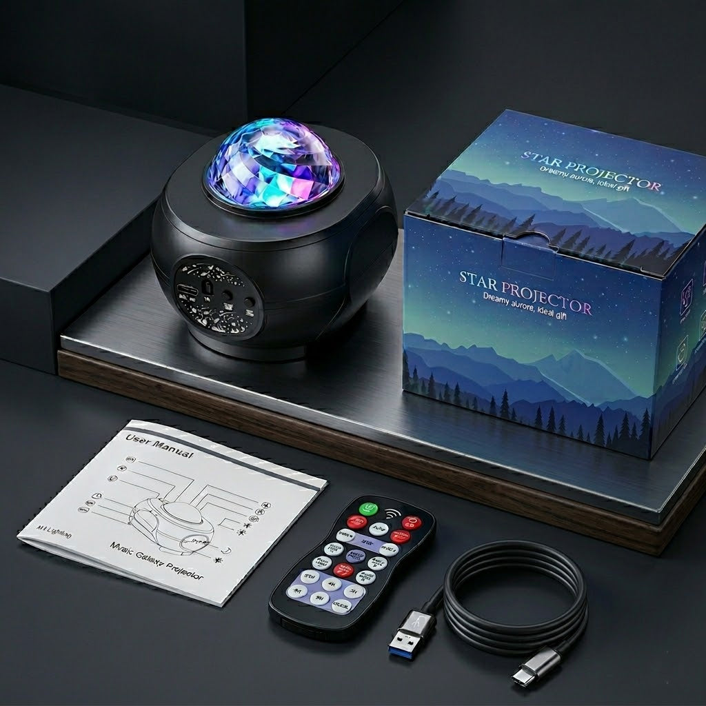 RaveLight™ Remote Galaxy Projector