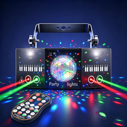 RaveLight™ 6 Eye Dj Disco Laser Light