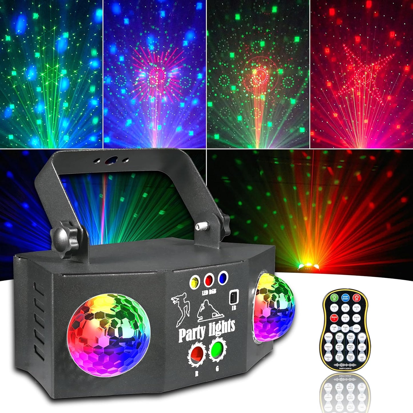 RaveLight™ Double Magic Ball Disco Light