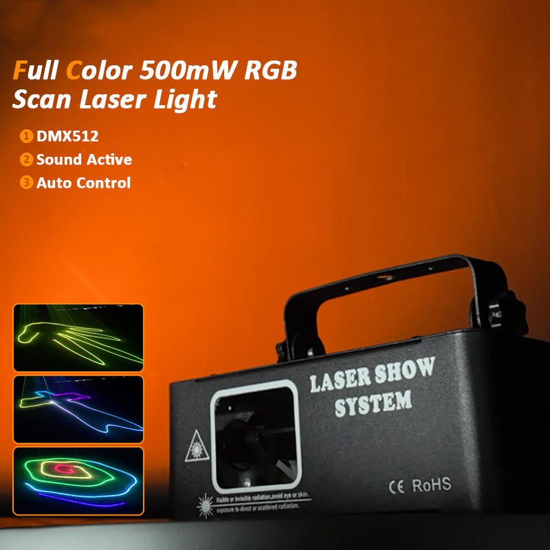 RaveLight™  One Head 90 Pattern Animated Light