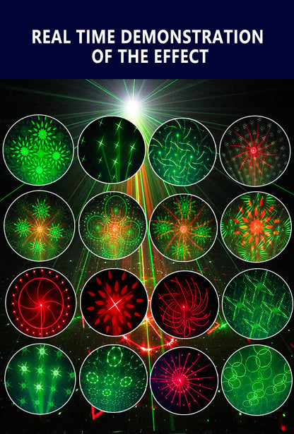 RaveLight™ WIRELESS 3-Laser Strobe Lighting