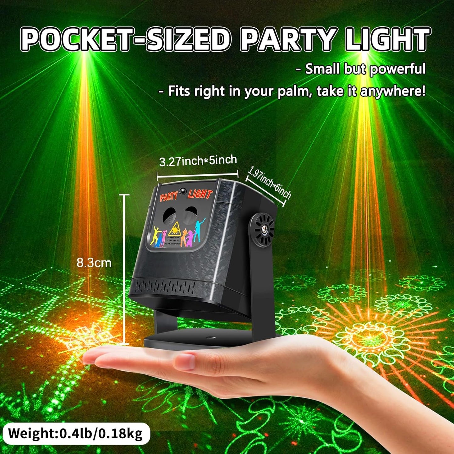 RaveLight™  60 Pattern Laser Light
