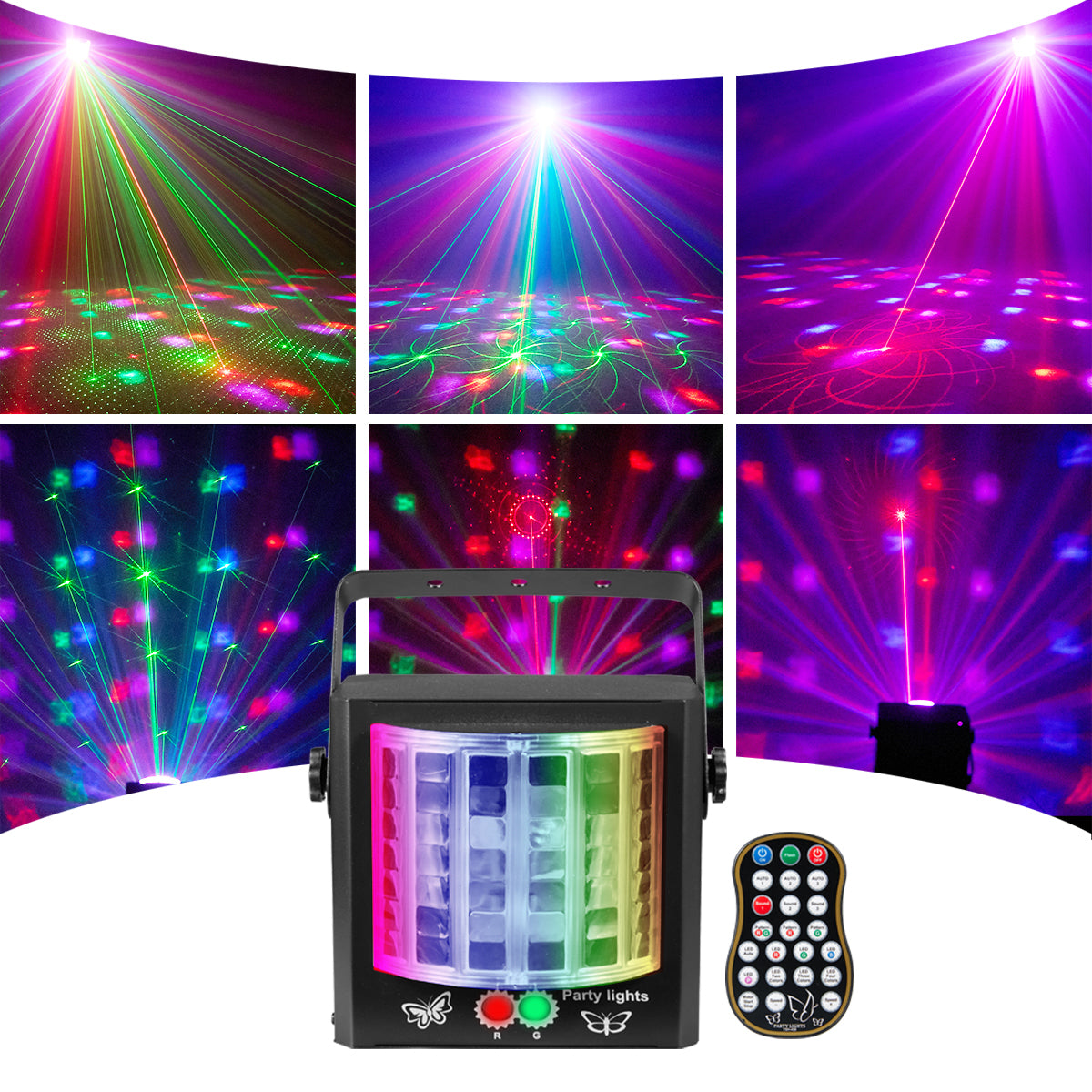 RaveLight™ Butterfly Laser Disco Light
