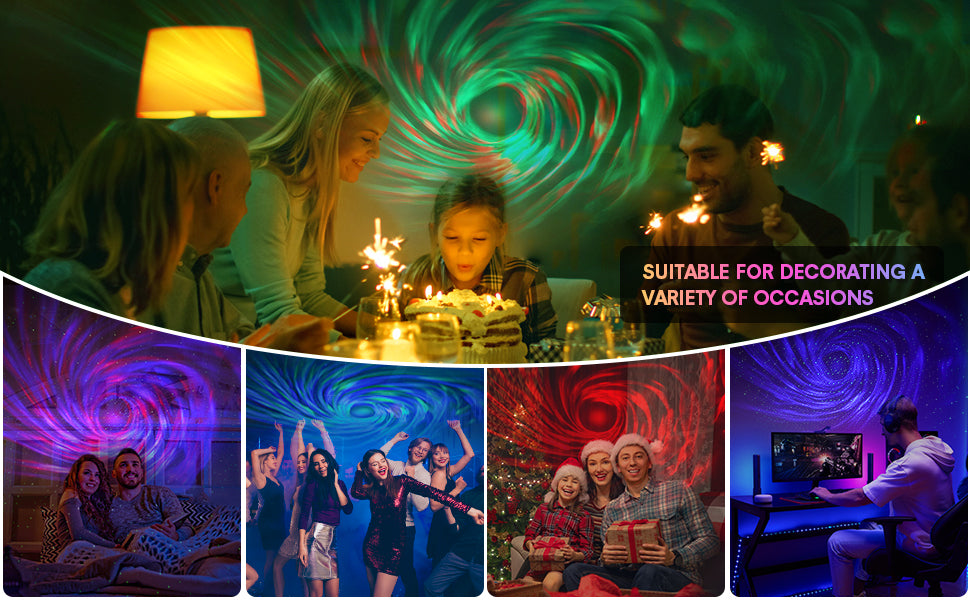 RaveLight™ Bluetooth Galaxy Projector & Speaker