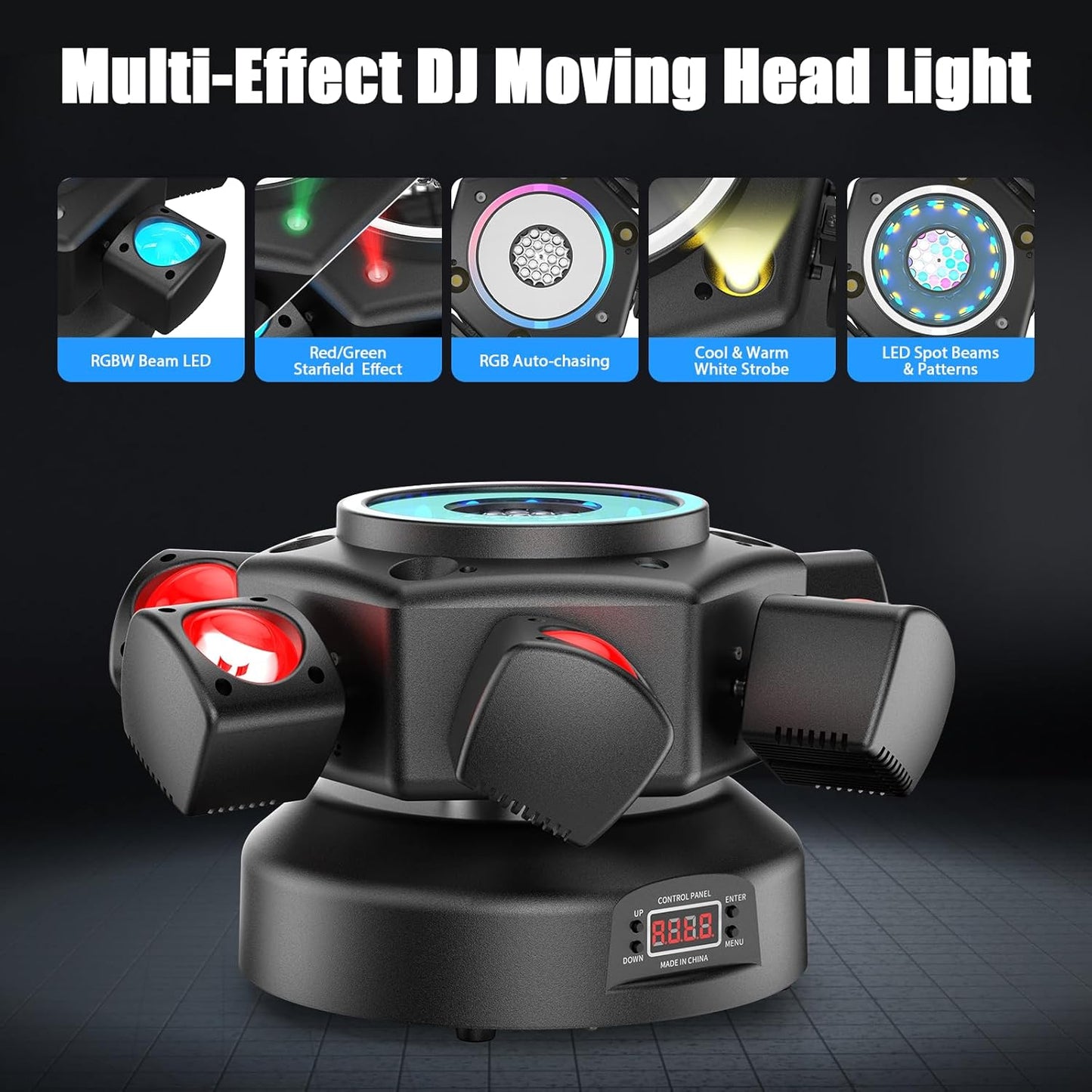 RaveLight™ 180W 8 IN 1 Moving Head