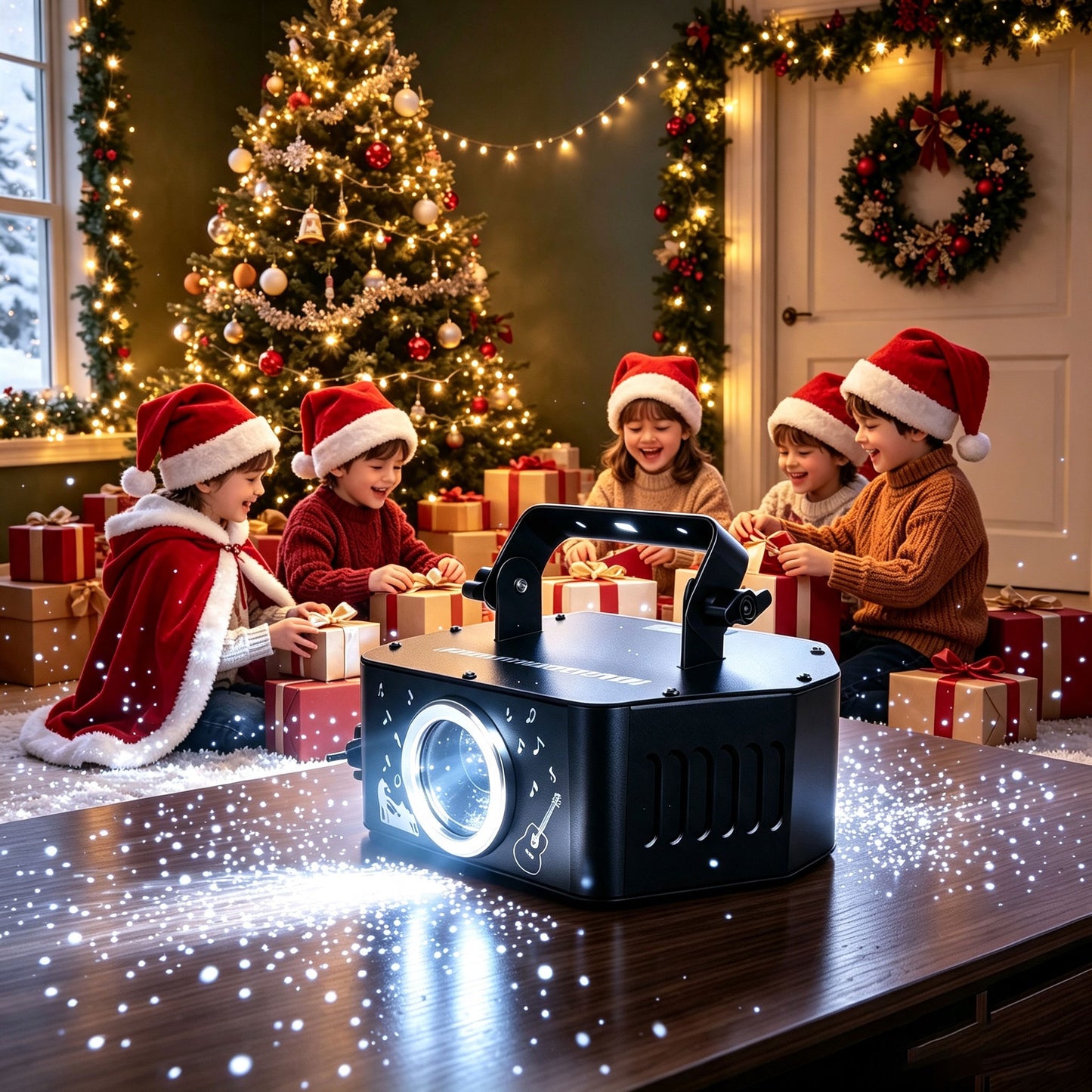 (HOT)RaveLight™Snowflake 5W Laser Projection Light