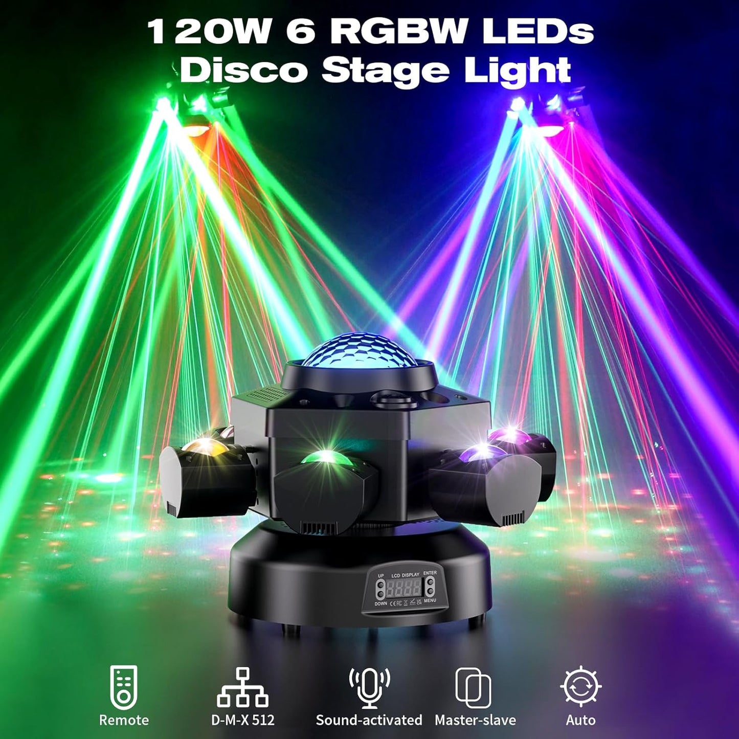 RaveLight™ 150W LED Disco Ball Moving Head