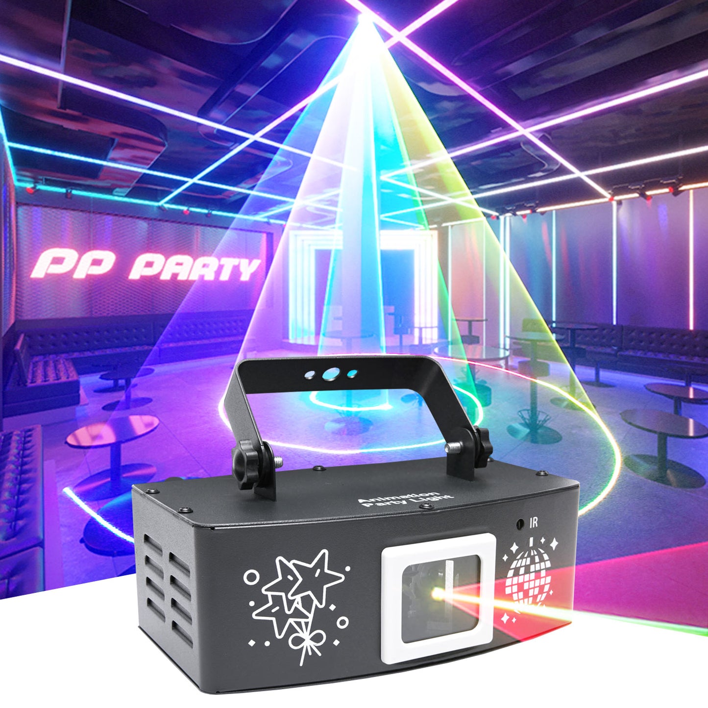 (HOT)RaveLight™ 1 W Animated Projector
