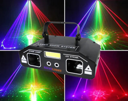 500mW Blue 450nm Stage Laser Light DJ Party Nightclub Disco Lighting Show  DMX