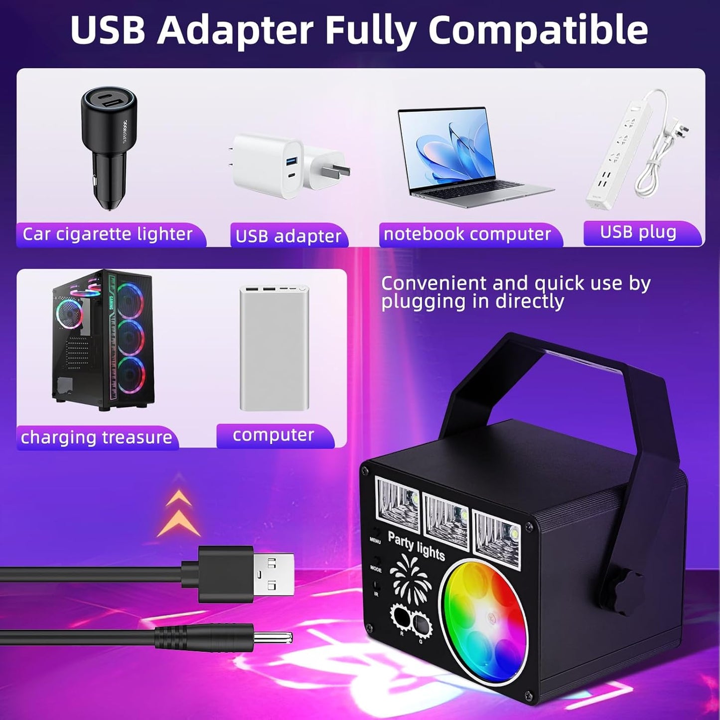 RaveLight™ 3 In 1 Party Light