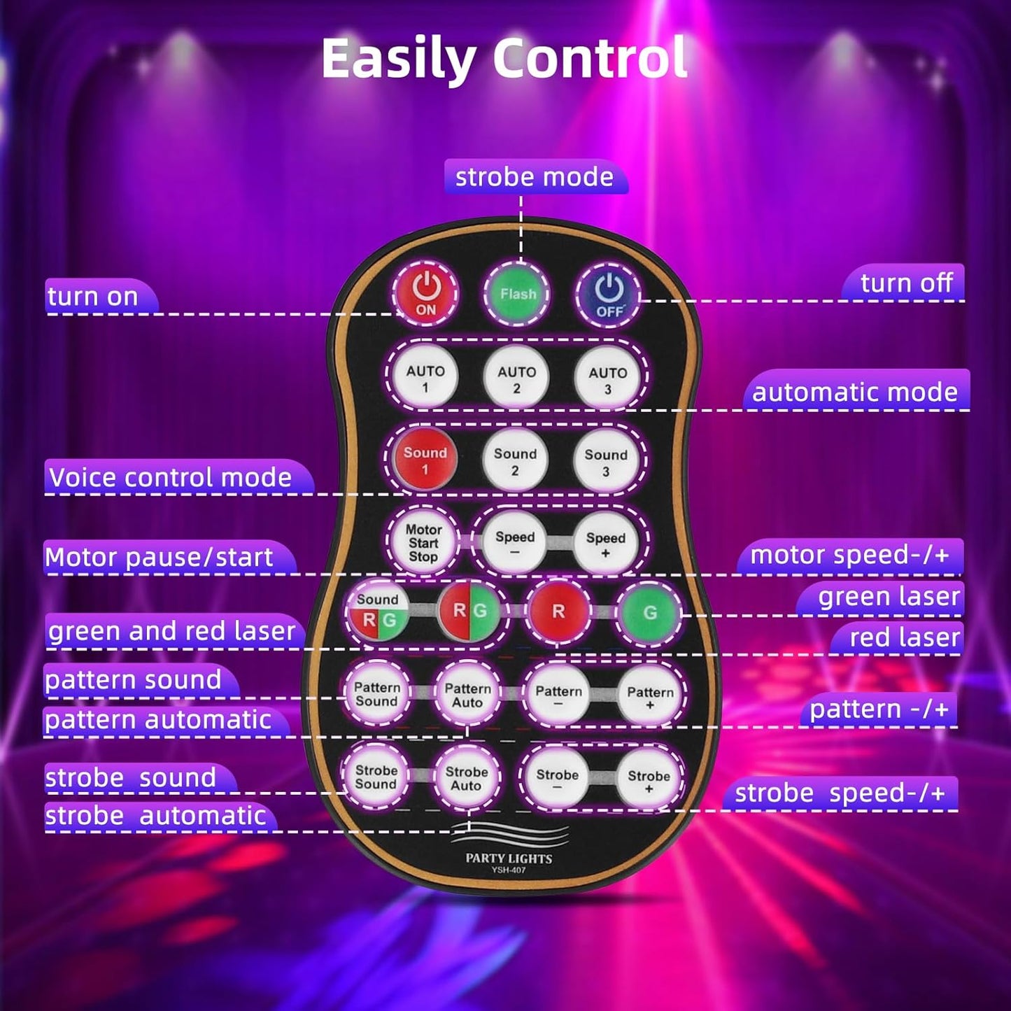 RaveLight™ 3 In 1 Party Light