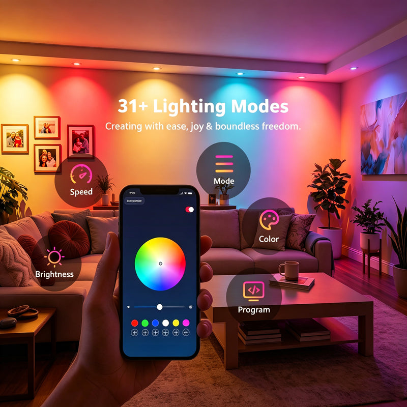NEW RaveLight™ APP Control Rechargebale Par Lamp Wash Light