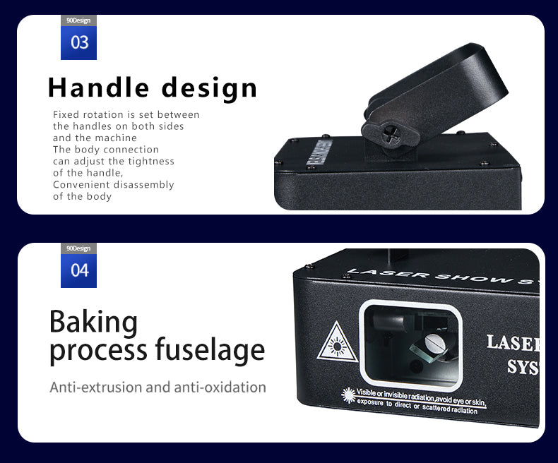 Local Stock|RaveLight™  One Head 90 Pattern Animated Light