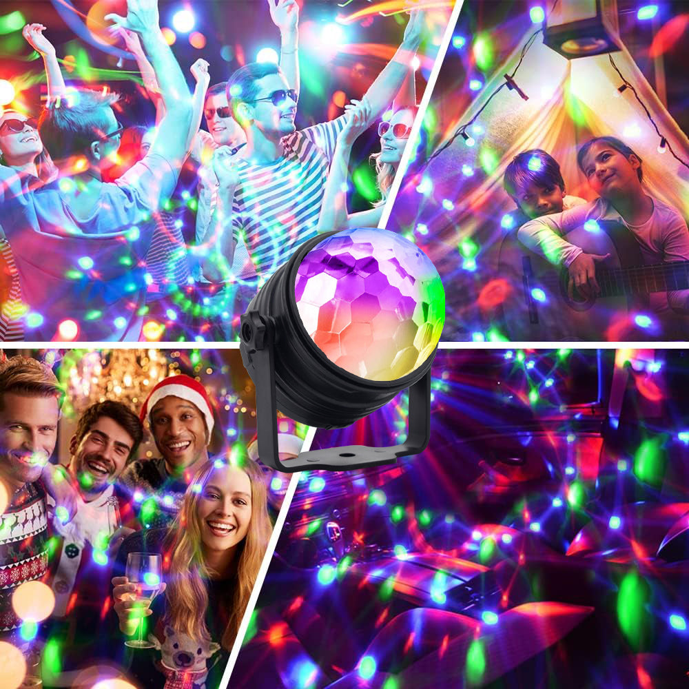 RaveLight™ USB Disco Ball Lamp 2 pcs