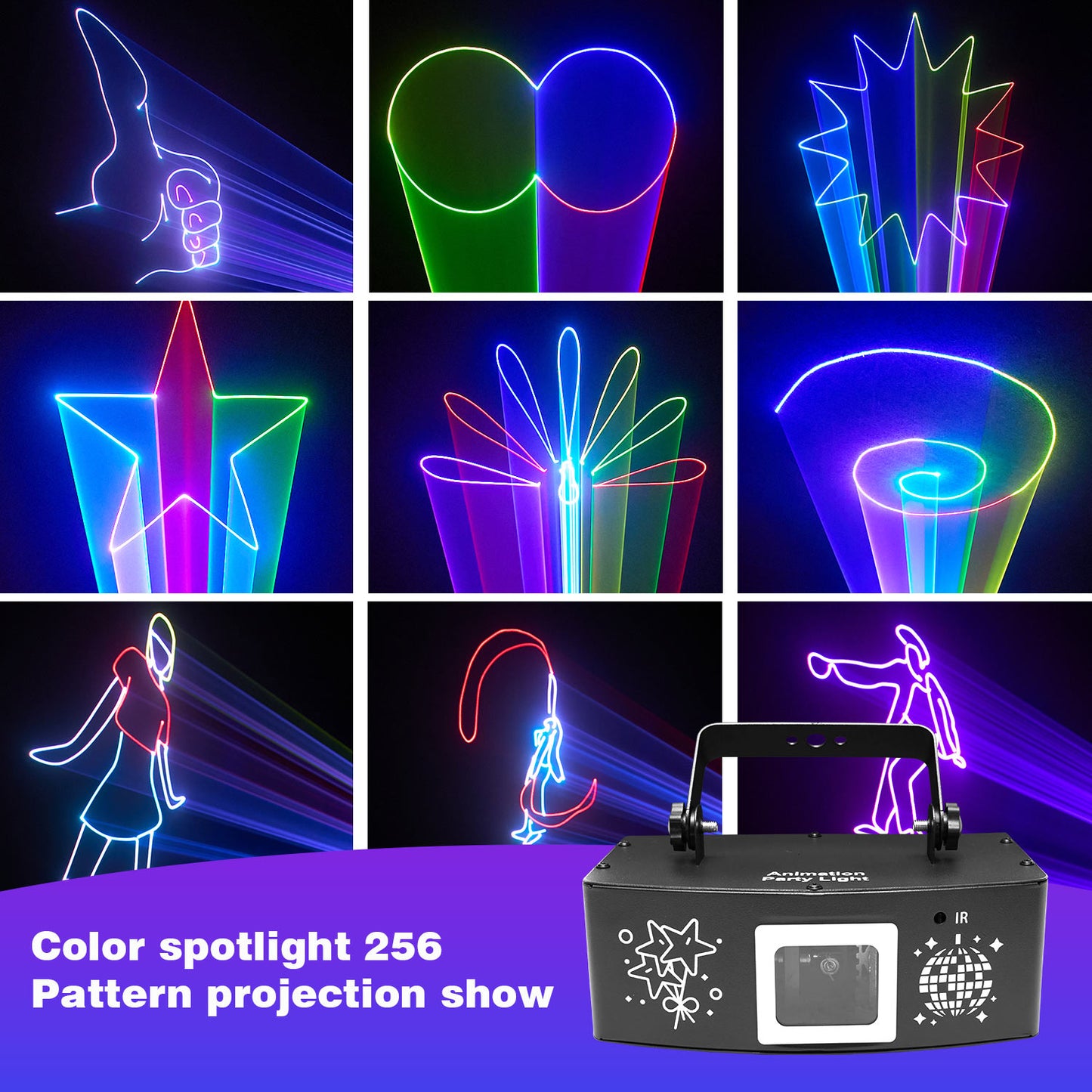 1 W Animated Projector