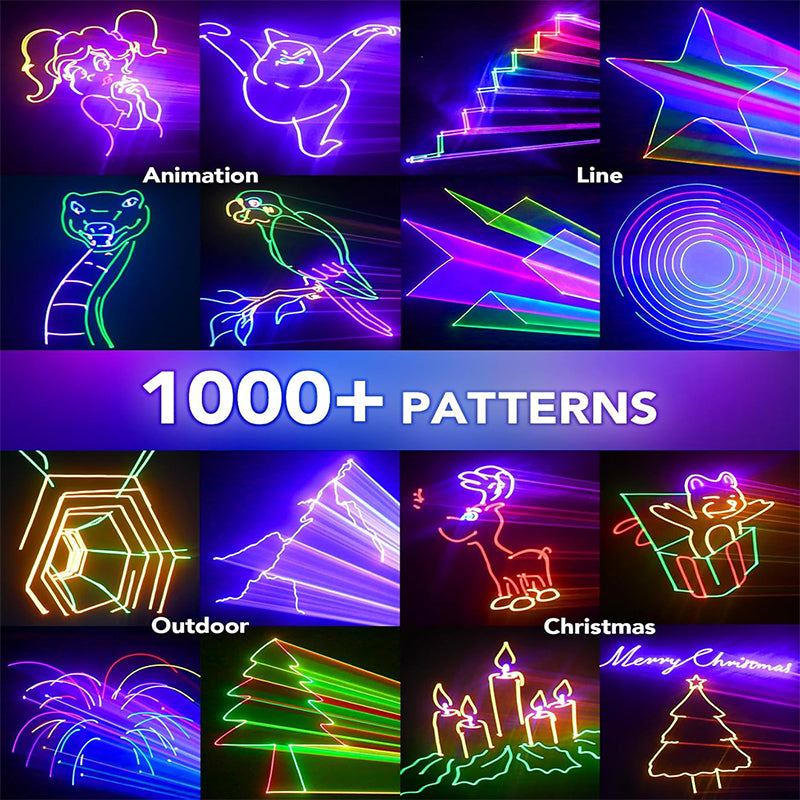 (NEW)RaveLight™  APP DIY Drawing Animation Laser Projector