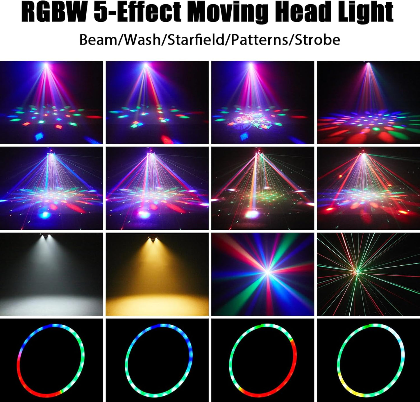RaveLight™ 180W 8 IN 1 Moving Head