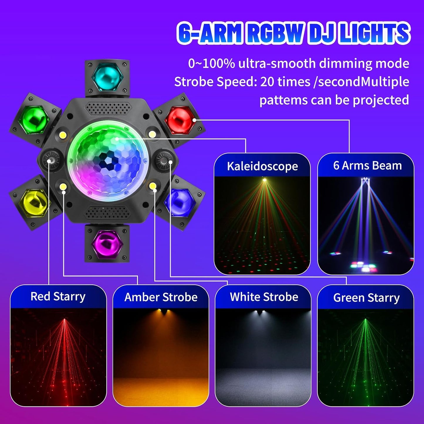 RaveLight™ 150W LED Disco Ball Moving Head