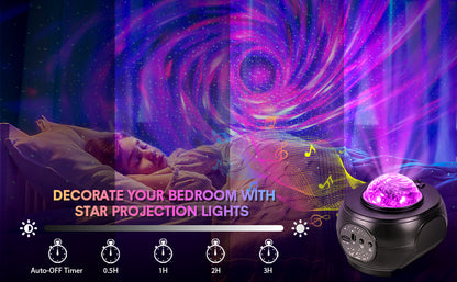 RaveLight™ Bluetooth Galaxy Projector & Speaker