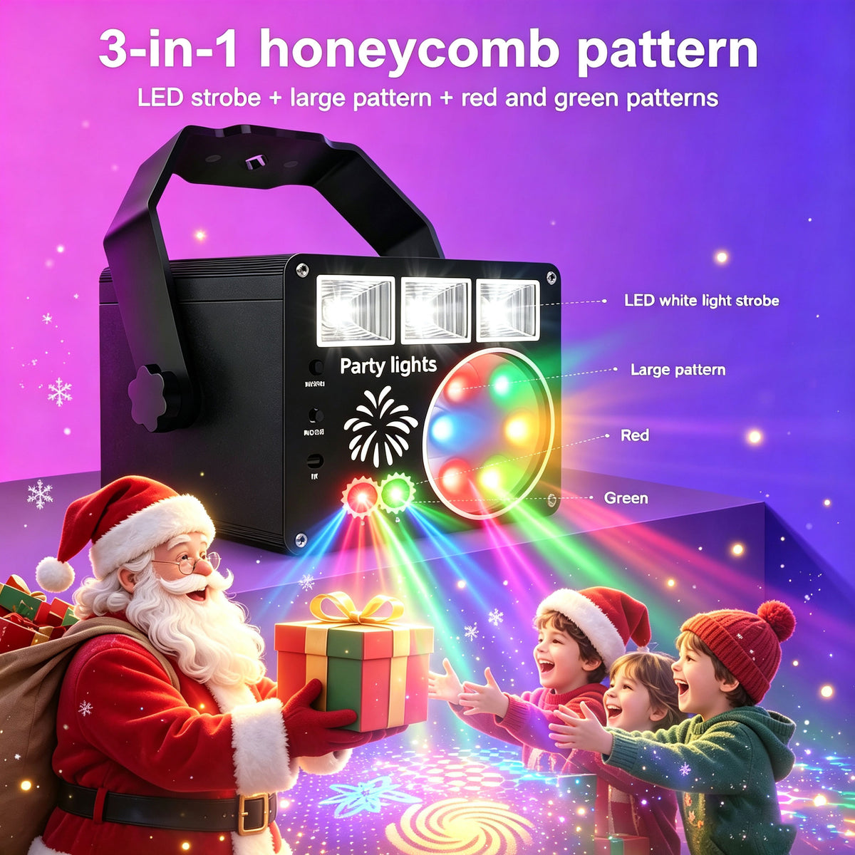 RaveLight™ 3 In 1 Party Light