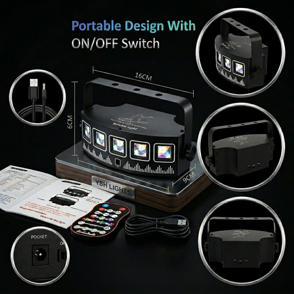 (New) RaveLight™ 45 LEDs strobe Flash Lights