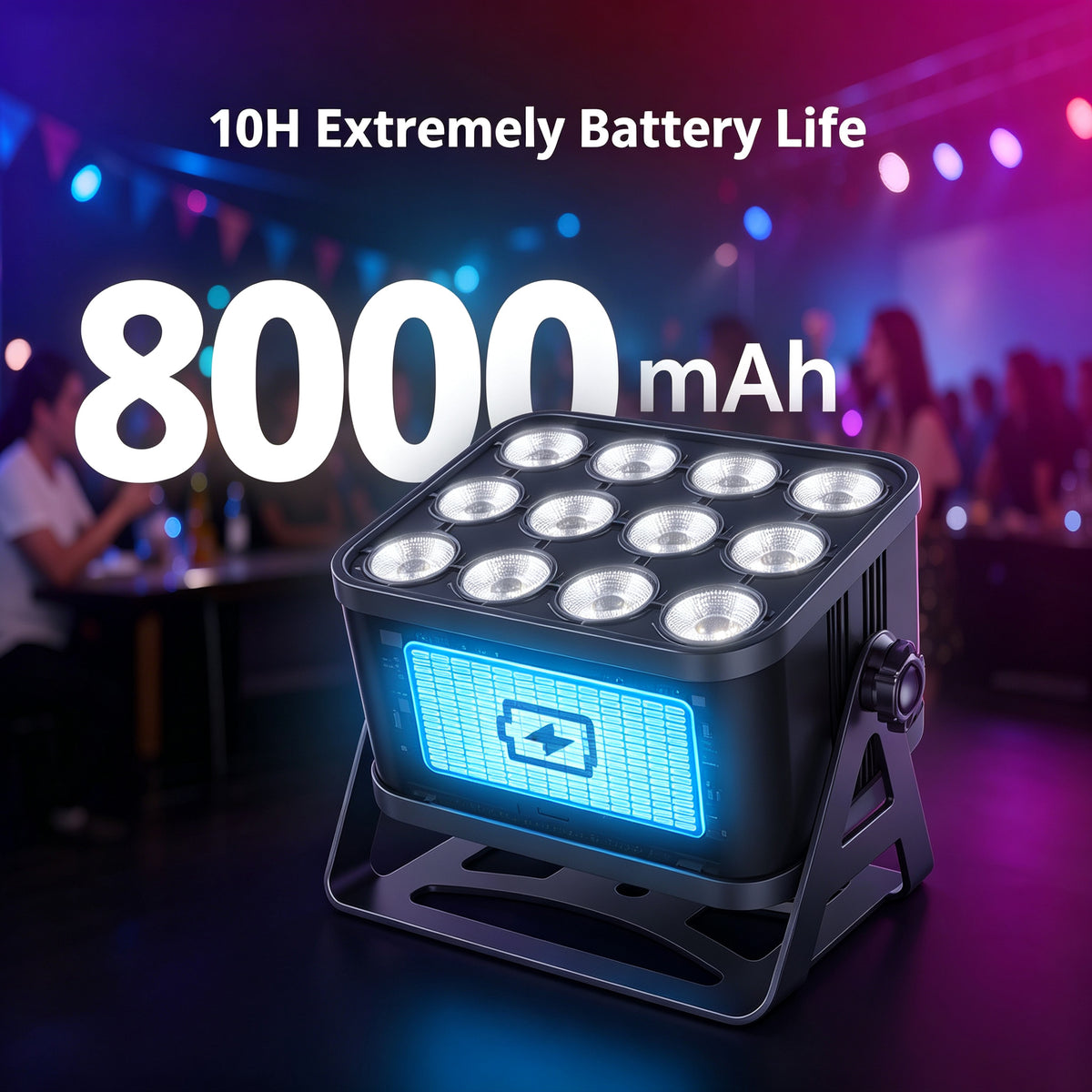 NEW RaveLight™ APP Control Rechargebale Par Lamp Wash Light